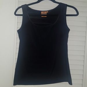 Tory Burch  Navy  Silk Blend Shell Top